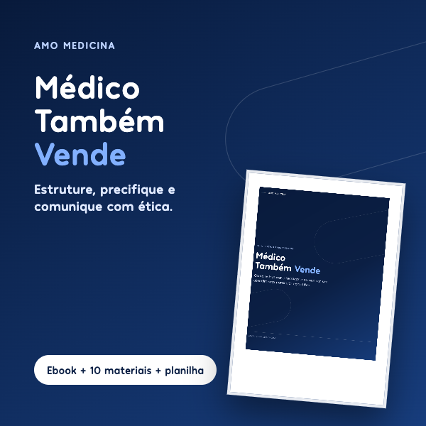 Capa e materiais do Médico Também Vende V2